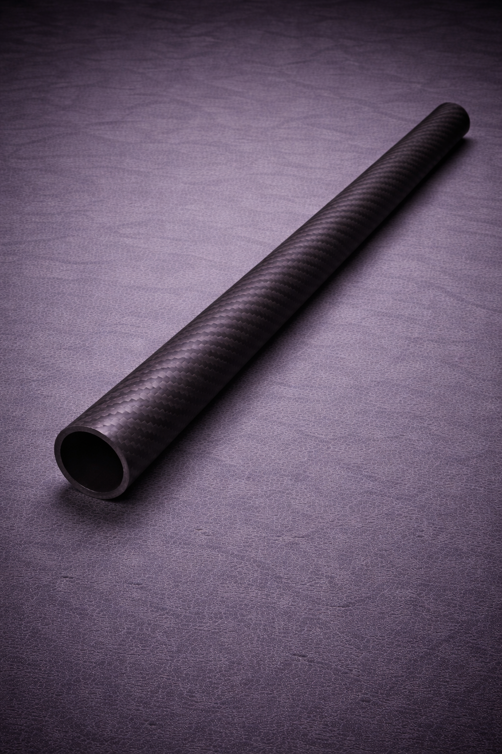 3K Carbon Fiber Round Tube Matte 25x23x1000mm 3K Carbon Fiber Round Tube Matte 25x23x1000mm - Image 1