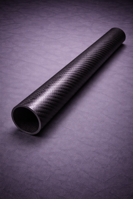 3K Roll-wrapped Carbon Fiber Tube (Hollow)