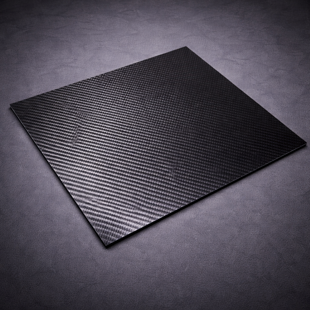 Carbon Fiber Sheet 500×500mm (Thickness 1.5mm) Carbon Fiber Sheet 500×500mm (Thickness 2.5mm) - Image 1
