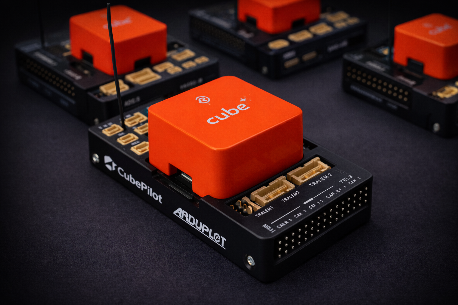 orange Pixhawk® Cube Orange+ Flight Controller with ADS-B Carrier Board - Image 1
